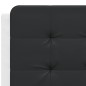 vidaXL Kopfteil-Kissen Schwarz und Weiß 140 cm Kunstleder