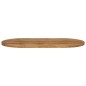 vidaXL Tischplatte 80x40x3,8 cm Oval Massivholz Mango vidaXL Tischplatte 80x40x3,8 cm Oval Massivholz Mango
