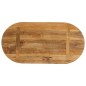 vidaXL Tischplatte 80x40x3,8 cm Oval Massivholz Mango vidaXL Tischplatte 80x40x3,8 cm Oval Massivholz Mango