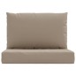 vidaXL Palettenkissen 2-tlg. Taupe Oxford-Gewebe vidaXL Palettenkissen 2-tlg. Taupe Oxford-Gewebe
