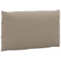 vidaXL Palettenkissen 2-tlg. Taupe Oxford-Gewebe vidaXL Palettenkissen 2-tlg. Taupe Oxford-Gewebe