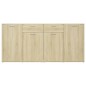 Sideboard Sonoma-Eiche 160x36x75 cm Holzwerkstoff Sideboard Sonoma-Eiche 160x36x75 cm Holzwerkstoff