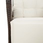 vidaXL 9-tlg. Garten-Essgruppe mit Kissen Braun Poly Rattan vidaXL 9-tlg. Garten-Essgruppe mit Kissen Braun Poly Rattan