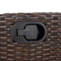 vidaXL 9-tlg. Garten-Essgruppe mit Kissen Braun Poly Rattan vidaXL 9-tlg. Garten-Essgruppe mit Kissen Braun Poly Rattan