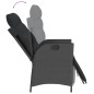 vidaXL 9-tlg. Garten-Essgruppe mit Kissen Schwarz Poly Rattan vidaXL 9-tlg. Garten-Essgruppe mit Kissen Schwarz Poly Rattan