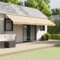 vidaXL Markisenbespannung Mehrfarbig Gestreift 6x3,5 m vidaXL Markisenbespannung Mehrfarbig Gestreift 6x3,5 m