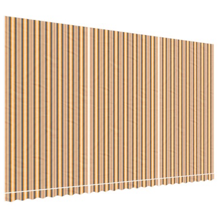 vidaXL Markisenbespannung Mehrfarbig Gestreift 6x3,5 m
