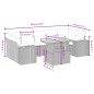 vidaXL 8-tlg. Garten-Sofagarnitur mit Kissen Beige Poly Rattan vidaXL 8-tlg. Garten-Sofagarnitur mit Kissen Beige Poly Rattan