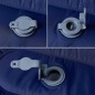 vidaXL Selbstaufblasende Isomatte mit Kissen Marineblau vidaXL Selbstaufblasende Isomatte mit Kissen Marineblau