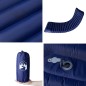 vidaXL Selbstaufblasende Isomatte mit Kissen Marineblau vidaXL Selbstaufblasende Isomatte mit Kissen Marineblau