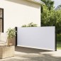 vidaXL Seitenmarkise Ausziehbar Weiß 120x300 cm vidaXL Seitenmarkise Ausziehbar Weiß 120x300 cm