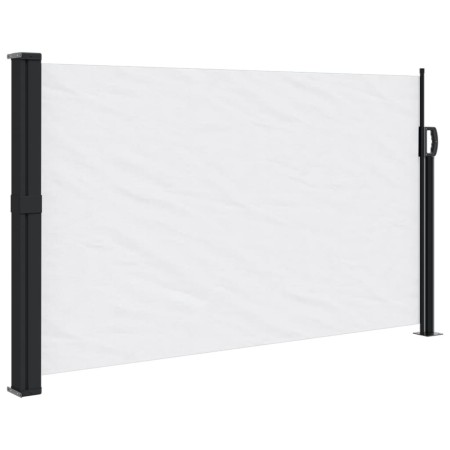 vidaXL Seitenmarkise Ausziehbar Weiß 120x300 cm