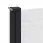 vidaXL Seitenmarkise Ausziehbar Weiß 120x300 cm vidaXL Seitenmarkise Ausziehbar Weiß 120x300 cm