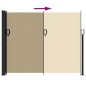 vidaXL Seitenmarkise Ausziehbar Beige 160x300 cm