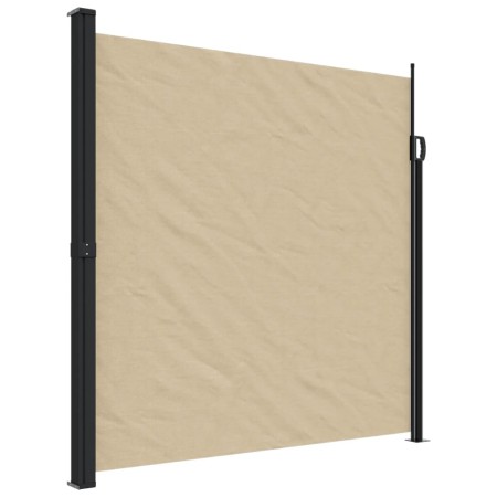 vidaXL Seitenmarkise Ausziehbar Beige 200x300 cm