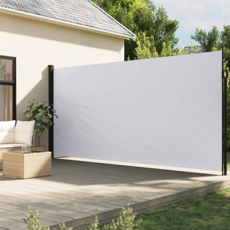 vidaXL Seitenmarkise Ausziehbar Weiß 220x300 cm