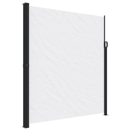 vidaXL Seitenmarkise Ausziehbar Weiß 220x300 cm