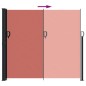 vidaXL Seitenmarkise Ausziehbar Terrakottarot 180x500 cm vidaXL Seitenmarkise Ausziehbar Terrakottarot 180x500 cm