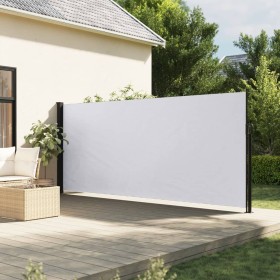 vidaXL Seitenmarkise Ausziehbar Weiß 180x500 cm