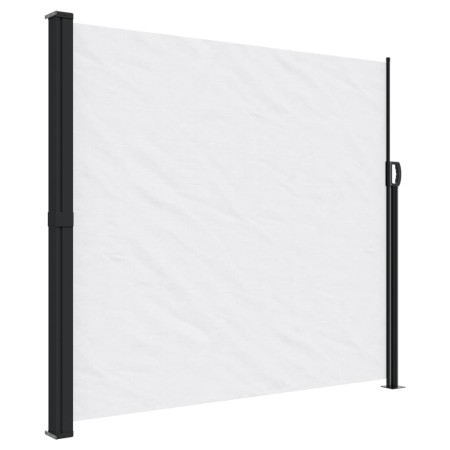 vidaXL Seitenmarkise Ausziehbar Weiß 180x500 cm