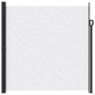 vidaXL Seitenmarkise Ausziehbar Weiß 200x500 cm vidaXL Seitenmarkise Ausziehbar Weiß 200x500 cm