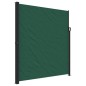 vidaXL Seitenmarkise Ausziehbar Dunkelgrün 220x500 cm vidaXL Seitenmarkise Ausziehbar Dunkelgrün 220x500 cm