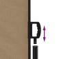 vidaXL Seitenmarkise Ausziehbar Taupe 140x600 cm vidaXL Seitenmarkise Ausziehbar Taupe 140x600 cm