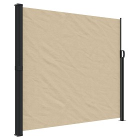 vidaXL Seitenmarkise Ausziehbar Beige 180x600 cm