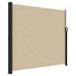 vidaXL Seitenmarkise Ausziehbar Beige 180x600 cm vidaXL Seitenmarkise Ausziehbar Beige 180x600 cm