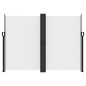 vidaXL Seitenmarkise Ausziehbar Weiß 180x600 cm vidaXL Seitenmarkise Ausziehbar Weiß 180x600 cm