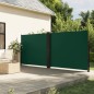 vidaXL Seitenmarkise Ausziehbar Dunkelgrün 180x600 cm vidaXL Seitenmarkise Ausziehbar Dunkelgrün 180x600 cm