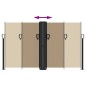 vidaXL Seitenmarkise Ausziehbar Taupe 140x600 cm vidaXL Seitenmarkise Ausziehbar Taupe 140x600 cm
