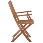 Klappbare Gartenstühle 6 Stk. mit Kissen Massivholz Akazie Klappbare Gartenstühle 6 Stk. mit Kissen Massivholz Akazie