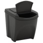 vidaXL Stapelbare Mülleimer 4 Stk. Grau 100 L Polypropylen vidaXL Stapelbare Mülleimer 4 Stk. Grau 100 L Polypropylen