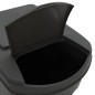 vidaXL Stapelbare Mülleimer 4 Stk. Grau 100 L Polypropylen vidaXL Stapelbare Mülleimer 4 Stk. Grau 100 L Polypropylen