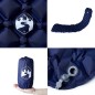 vidaXL Aufblasbare Isomatte Marineblau 190x58x6 cm vidaXL Aufblasbare Isomatte Marineblau 190x58x6 cm