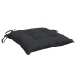 vidaXL Stuhlkissen 4 Stk. Schwarz 40x40x7 cm Oxford-Gewebe vidaXL Stuhlkissen 4 Stk. Schwarz 40x40x7 cm Oxford-Gewebe