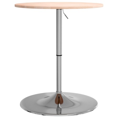 vidaXL Bartisch Ø60x89,5 cm Massivholz Eiche