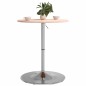 vidaXL Bartisch Ø60x89,5 cm Massivholz Eiche vidaXL Bartisch Ø60x89,5 cm Massivholz Eiche