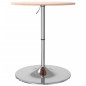 vidaXL Bartisch Ø60x89,5 cm Massivholz Eiche vidaXL Bartisch Ø60x89,5 cm Massivholz Eiche