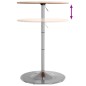 vidaXL Bartisch Ø60x89,5 cm Massivholz Eiche vidaXL Bartisch Ø60x89,5 cm Massivholz Eiche