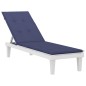 vidaXL Liegestuhl-Auflage Marineblau Oxford-Gewebe vidaXL Liegestuhl-Auflage Marineblau Oxford-Gewebe