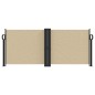 vidaXL Seitenmarkise Ausziehbar Beige 100x1000 cm vidaXL Seitenmarkise Ausziehbar Beige 100x1000 cm