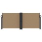vidaXL Seitenmarkise Ausziehbar Taupe 100x600 cm vidaXL Seitenmarkise Ausziehbar Taupe 100x600 cm