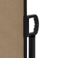 vidaXL Seitenmarkise Ausziehbar Taupe 100x600 cm vidaXL Seitenmarkise Ausziehbar Taupe 100x600 cm