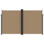 vidaXL Seitenmarkise Ausziehbar Taupe 200x1000 cm vidaXL Seitenmarkise Ausziehbar Taupe 200x1000 cm