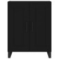 Highboard Schwarz 69,5x34x180 cm Holzwerkstoff Highboard Schwarz 69,5x34x180 cm Holzwerkstoff