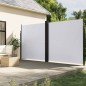 vidaXL Seitenmarkise Ausziehbar Weiß 220x1000 cm vidaXL Seitenmarkise Ausziehbar Weiß 220x1000 cm