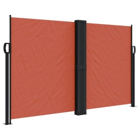 vidaXL Seitenmarkise Ausziehbar Terrakottarot 140x1200 cm