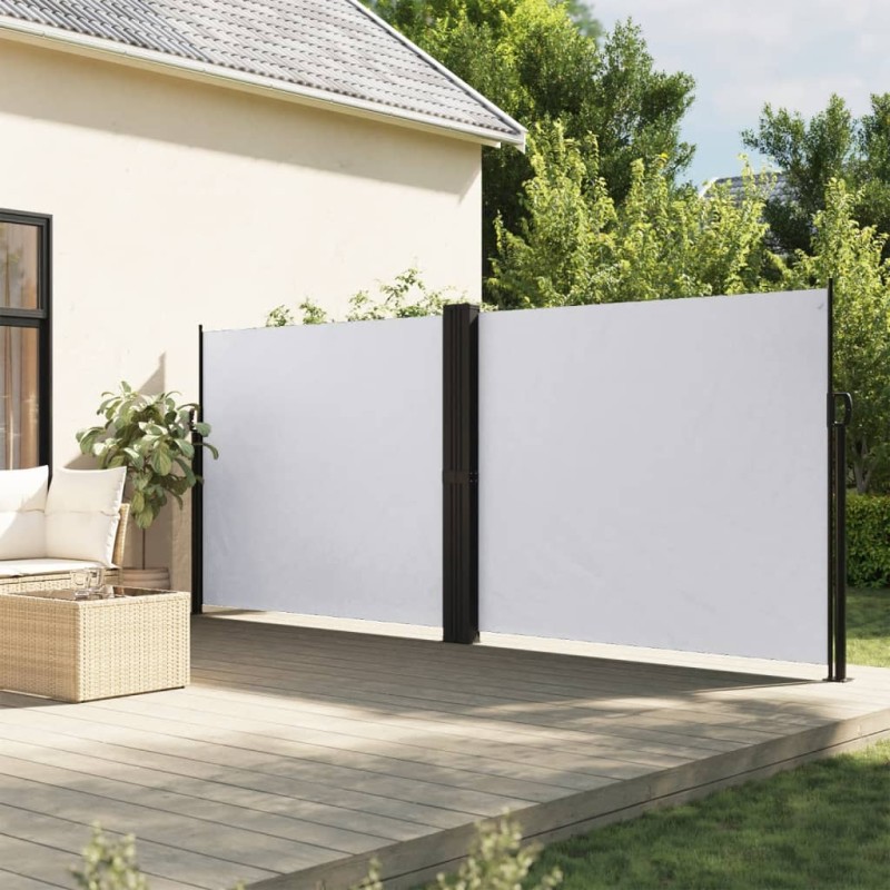 vidaXL Seitenmarkise Ausziehbar Weiß 160x1200 cm vidaXL Seitenmarkise Ausziehbar Weiß 160x1200 cm